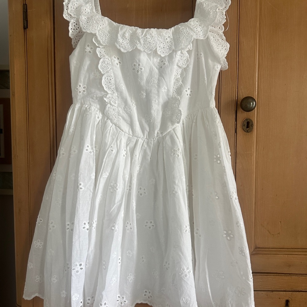 Hausen white eyelet sundress from Hemline. Size medium never worn